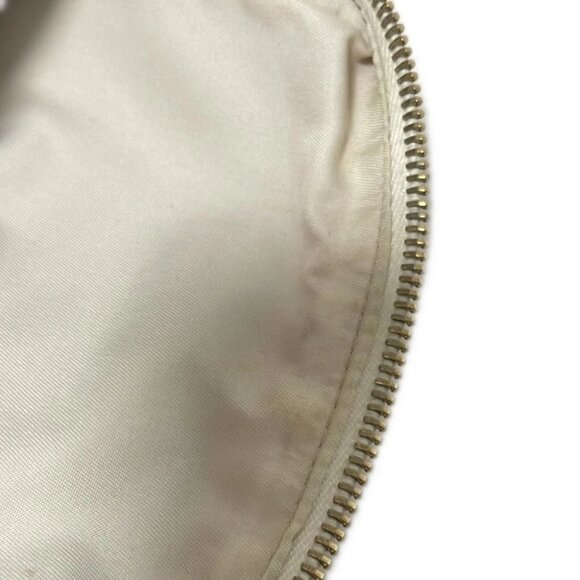 Auth CHANEL New Travel Line Pink White Nylon Jacquard Leather Shoulder Bag - Picture 9 of 9